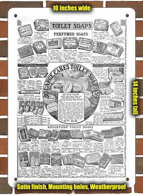 #ad Metal Sign 1918 Sears Soap 10x14 inches $29.95