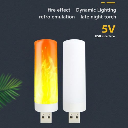 LED Flammeneffekt Licht 5V flackerndes Nachtlicht tragbar für Camping Beleuchtun - Afbeelding 6 van 12