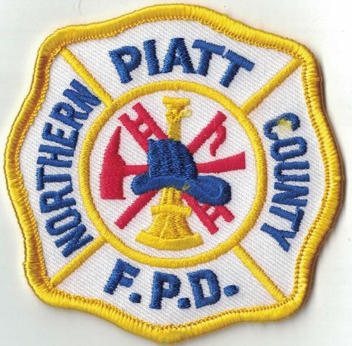 PIatt Northern County F.P.D. Firefighter Patch