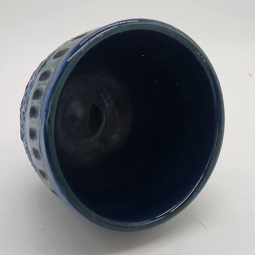 21.1 Fat Lava Keramik Übertopf Planter Blumentopf Rimini Blue Bitossi Italy era - Bild 3 von 4