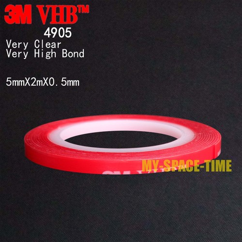 3M VHB #4905 Double-sided Clear Transparent Acrylic Foam Adhesive Tape Length 2m - Picture 13 of 22