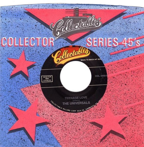 The Universals Again / Teenage Love - Blue Vinyl New - Imagen 3 de 3