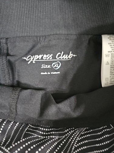 Cypress Club Activewear Skirt Skort Womens Size XL Black White Print Golf EUC - Picture 10 of 13