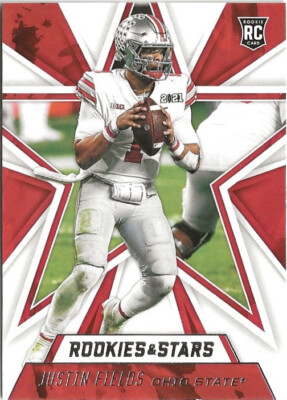 2021 Panini Rookies & Stars Justin Fields RC Rookie Pittsburgh Steelers