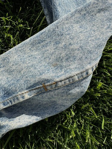 Levi's 57508-0218 Vintage Stonewashed Blue Denim Trucker Jacket Size Womans L - Picture 5 of 13