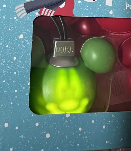 Disney Christmas Mickey Mouse Projection Green & Red Singing String Lights - Picture 2 of 7