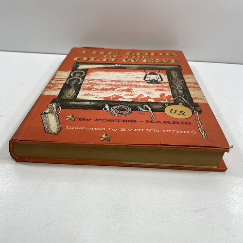 1955 The Look of the Old West by Foster-Harris, hardcover w/ dust jacket - Foto 5 di 12
