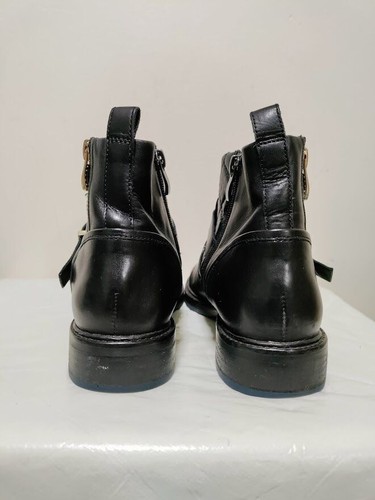 Carlo Pazolini Black Quilted Women's Ankle Boots Blue bottom Size 38 - Picture 4 of 12