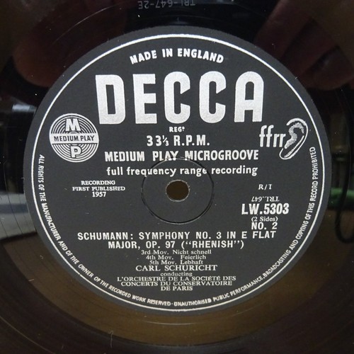 LW 5303 SCHUMANN Symphony no 3 CARL SCHURICHT DECCA MONO 10"LP EX - Picture 5 of 5
