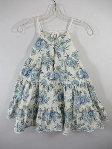 Haute Hippie Sundress Girls 6 Sleeveless Tiered Floral Dress - Picture 1 of 9