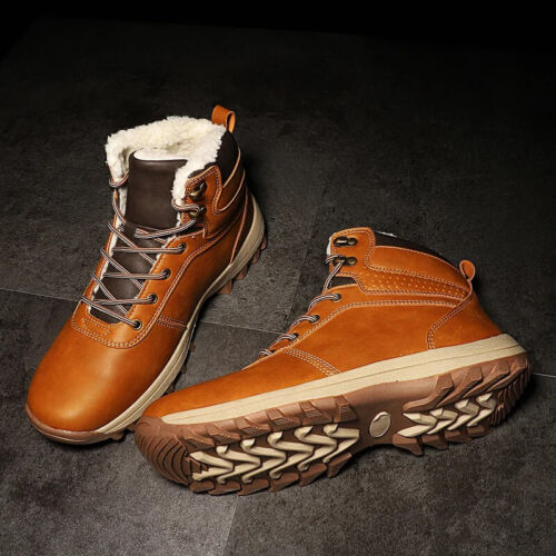 Botas De Trabajo Seguridad Para Hombre De Cuero Impermeable Resistentes Oferta - Picture 4 of 27