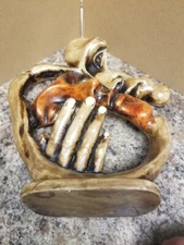 Post Modern Lovers Face Sculpture