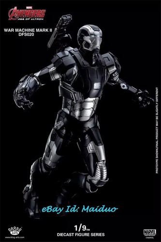 KING ARTS IRON MAN War Machine MK2 Action Figure 1:9 Scale Collectible Gifts New - Picture 10 of 12