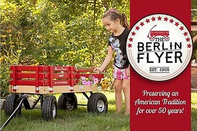 BERLIN FLYER PEE WEE WAGON - GRAY Childrens Kids Pull Wagon MADE in the USA - Picture 6 of 7