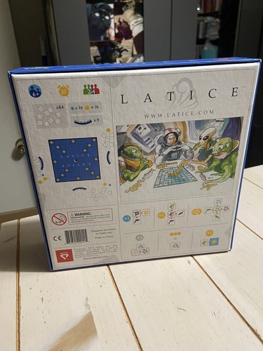Latice Tile Laying Board Game Adacio 2015 100% Complete 6 Years + - Picture 6 of 6