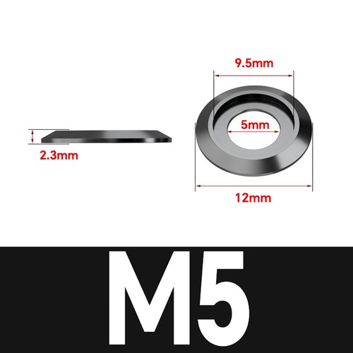 M2 - M8 eloxiertes Aluminium Linsen-/Knopfschraube Schraubenscheiben - 11 Farben - Bild 60 von 82