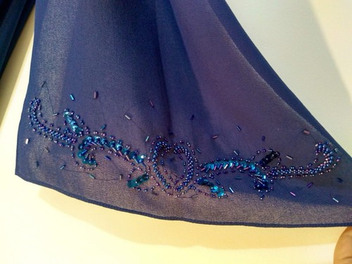 NEU Kleid Glitzer Größe 12 Marsoni Farbe Blau SCHNELLER VERSAND - Bild 5 von 6