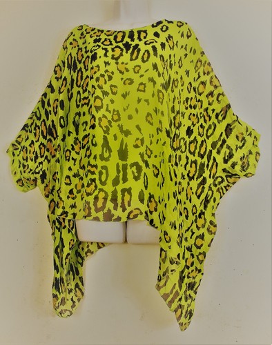 Top foderato donna Lagenlook 100% seta stile caftano taglia unica: regolare - Foto 14 di 25