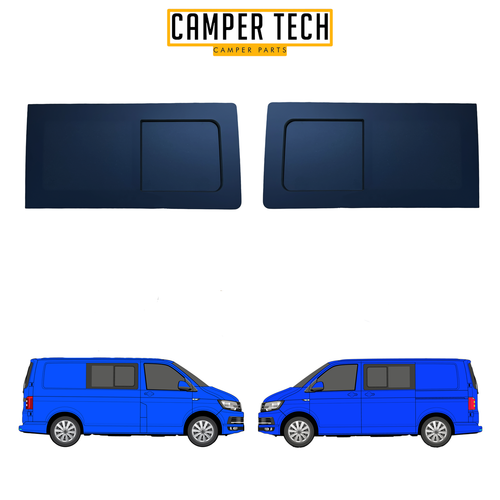 VW T6 Transporter SLIDING OPENING TINTED Windows - Picture 2 of 8