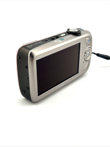 Canon PowerShot ELPH SD960 IS Digital Camera PINK 12.1MP Tested IOB MINT - Picture 10 of 14