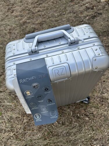 NWT Limited Edition Designer Aluminum Carry On Suitcase RZ 21"x14"x8" - Picture 4 of 18