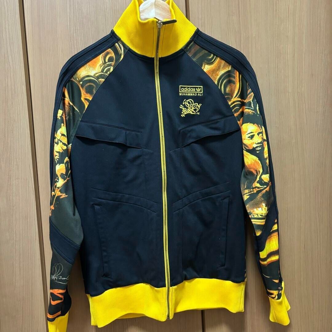 希少 美品adidas Muhammad Ali 刺繍入りジャージセットアップ
