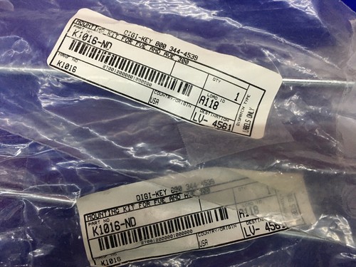 QTY 2 - DIGI-KEY K1016-ND / K1016 MOUNTING KIT FOR FVE AND AVE 300 - Picture 2 of 3