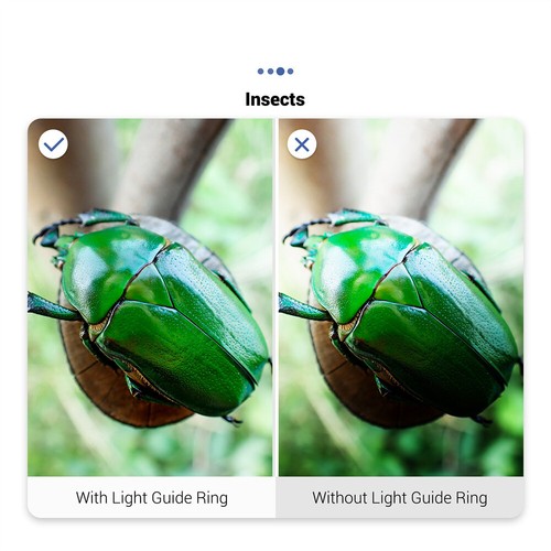 JJC LED Light Guide Ring for Olympus Tough TG-7 TG-6/5/4/3/2/1 Cameras as LG-1 - Picture 7 of 12