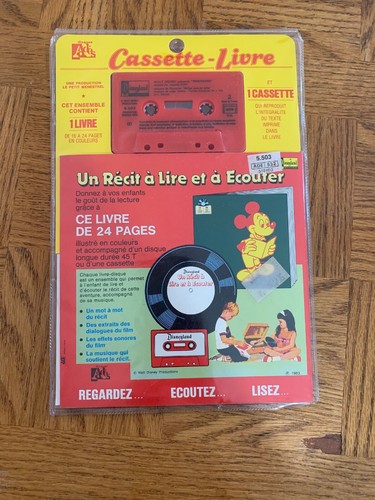 Disney Pinocchio Cassette & Book Set - Picture 2 of 2