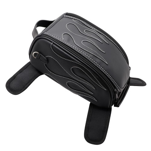 Universal Saddle bag Motorcycle Oil Fuel Tank Magnetic Travel BagCafe Racer ATV - Picture 5 of 10