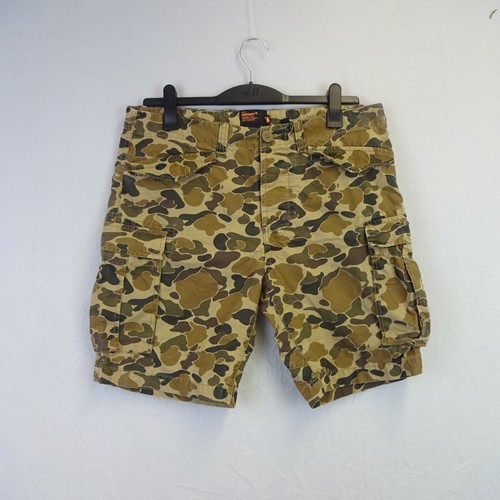 Superdry Camo Cargo Shorts Mens Medium Camouflage Core Lite Utility Army W 34