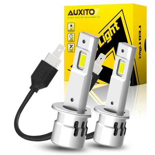 6500K White Auxito Upgraded H1 LED bulb Headlight High 52W 30000LM Power CANbus - Picture 11 of 16