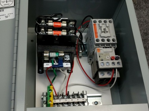 Control Panel 10x8x6 - 460V 3 Phase, 24V Coil, 2.9-4.0A Starter Overload NEW - Picture 3 of 9