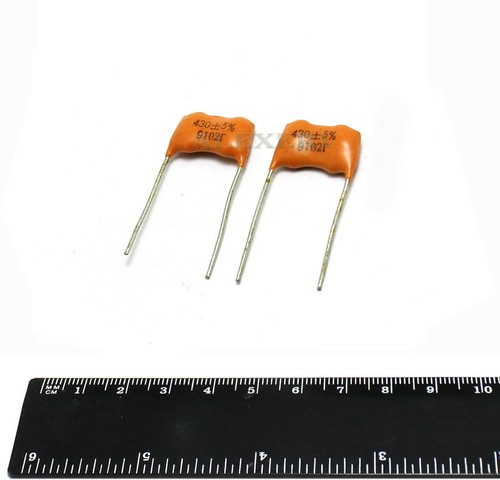 26pcs Silver Mica Condensatori 100pF - 0.01uF 500V K31-11 Amplificatore Audio URSS NOS - Foto 5 di 33