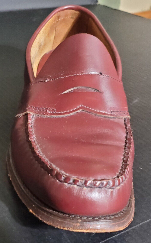 Florsheim Size 13B Men’s Burgundy Leather Penny Loafers Florsheim Men main image 3
