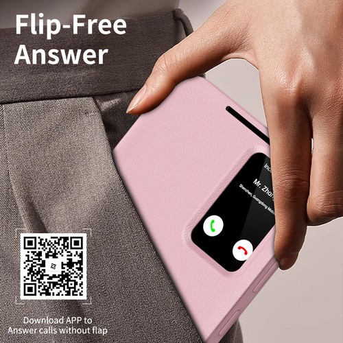 Smart Window Flip Etui do Samsung Galaxy S25 S24 S23 Ultra Etui ochronne na telefon komórkowy - Zdjęcie 46 z 55