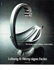 ADVERTISING 0217 1978 Létang & Rémy steel sauce pan Louis XVI