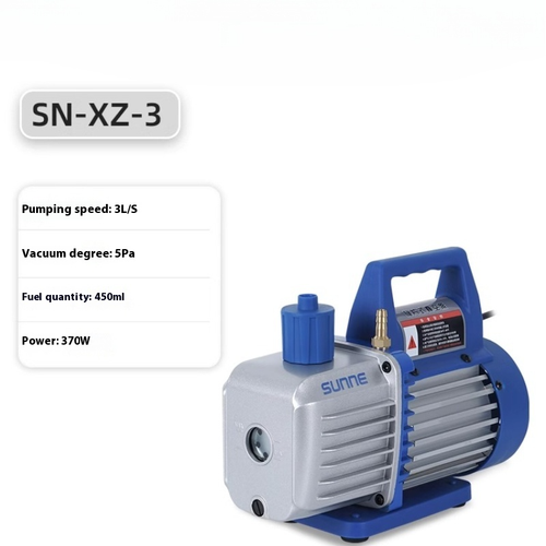 Single-stage Rotary Vane Vacuum Pumps Small Pumping Portable Oil Pumps - Picture 4 of 11