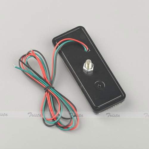 1x27 Red LED Motorcycle Rectangle Reflector Brake Marker Tail Rear Light 2018 - Picture 4 of 6