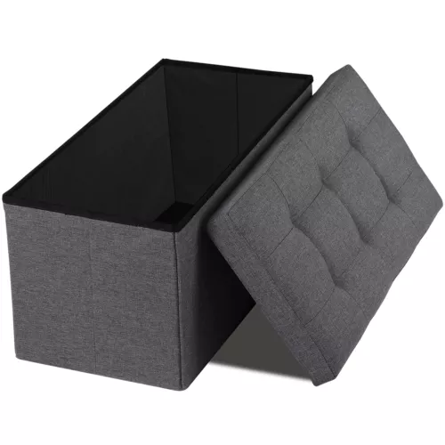 Storage Ottoman Bench Foot Rest Stool for Bedroom Entryway Living Room - Picture 24 of 90
