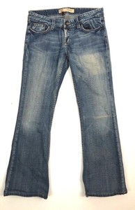 Buckle-BKE-Sabrina-women-039-s-jeans-size-32-x-29-stretch-dark-wash-faded-front