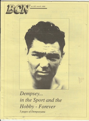 BOXING COLLECTORS NEWS JACK DEMPSEY BOXING HOFer EDIZIONE #128 MARZO 1999 - Foto 1 di 2
