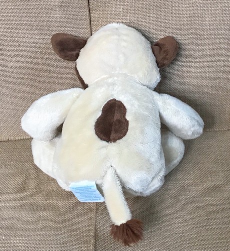 Baby Boyds Cow Lovey Plush Rattle Stuffed Animal Soft Embroidered Eyes Farmcore - Picture 2 of 4