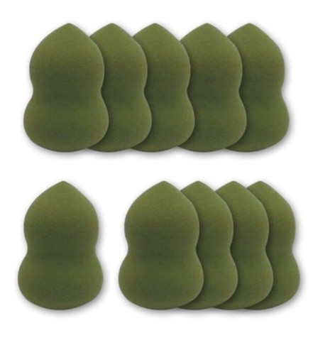 O-ON Refreshing Makeup Master Puff Gourd Type 10PCS - Imagen 1 de 2
