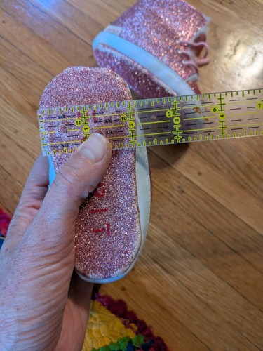Kuschelige Winter Krippen-/Kinderwagenschuhe rosa Glitzer Fell Esprit - Bild 7 von 7