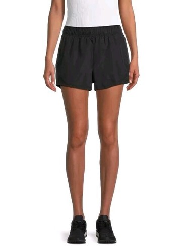 Athletic Works Women's Plus Core Black Running Shorts, Sizes XXXL (22) - Picture 3 of 4