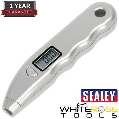 #ad Sealey Tyre Pressure Gauge 0 7bar 0 100psi Digital Tester Tool Garage GBP 12.70