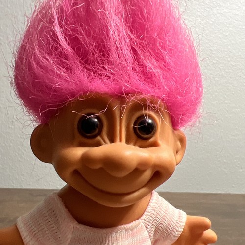 ICE SKATER 5" Russ Troll Doll Ice Skates Pink Hair Tutu - Picture 2 of 11