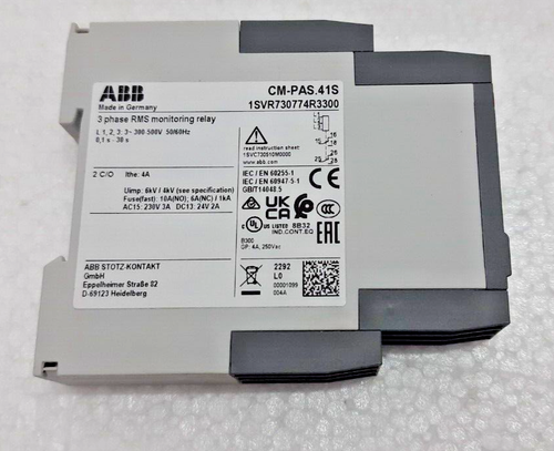 ABB 1SVR730774R3300 Three-Phase Monitoring Relay Product ID - CM-PAS.41S - Picture 8 of 8
