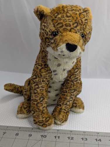 Peluche de leopardo para niños de National Geographic de 10 pulgadas marrón Just Play
